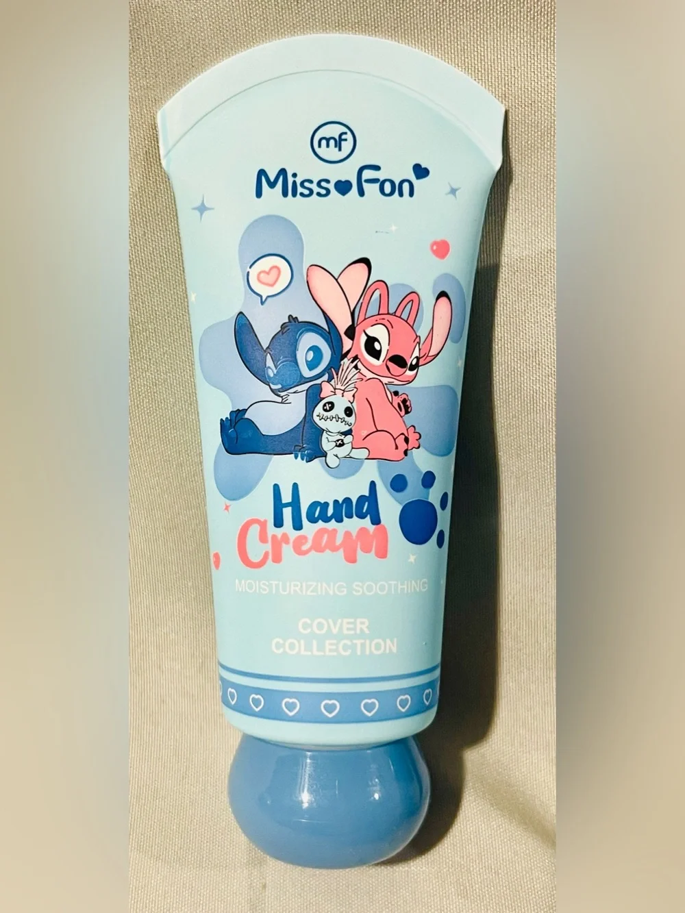 Stitch Hand Cream and Lip Care Set - Blue